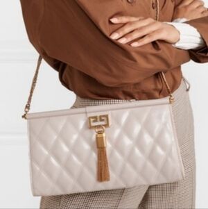 GIVENCHY Gem Medium Tassel Bag | Quilted Goatskin Leather